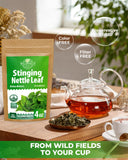 WILDFIELD HERBS etiqueta que indica origen europeo, trazabilidad clara