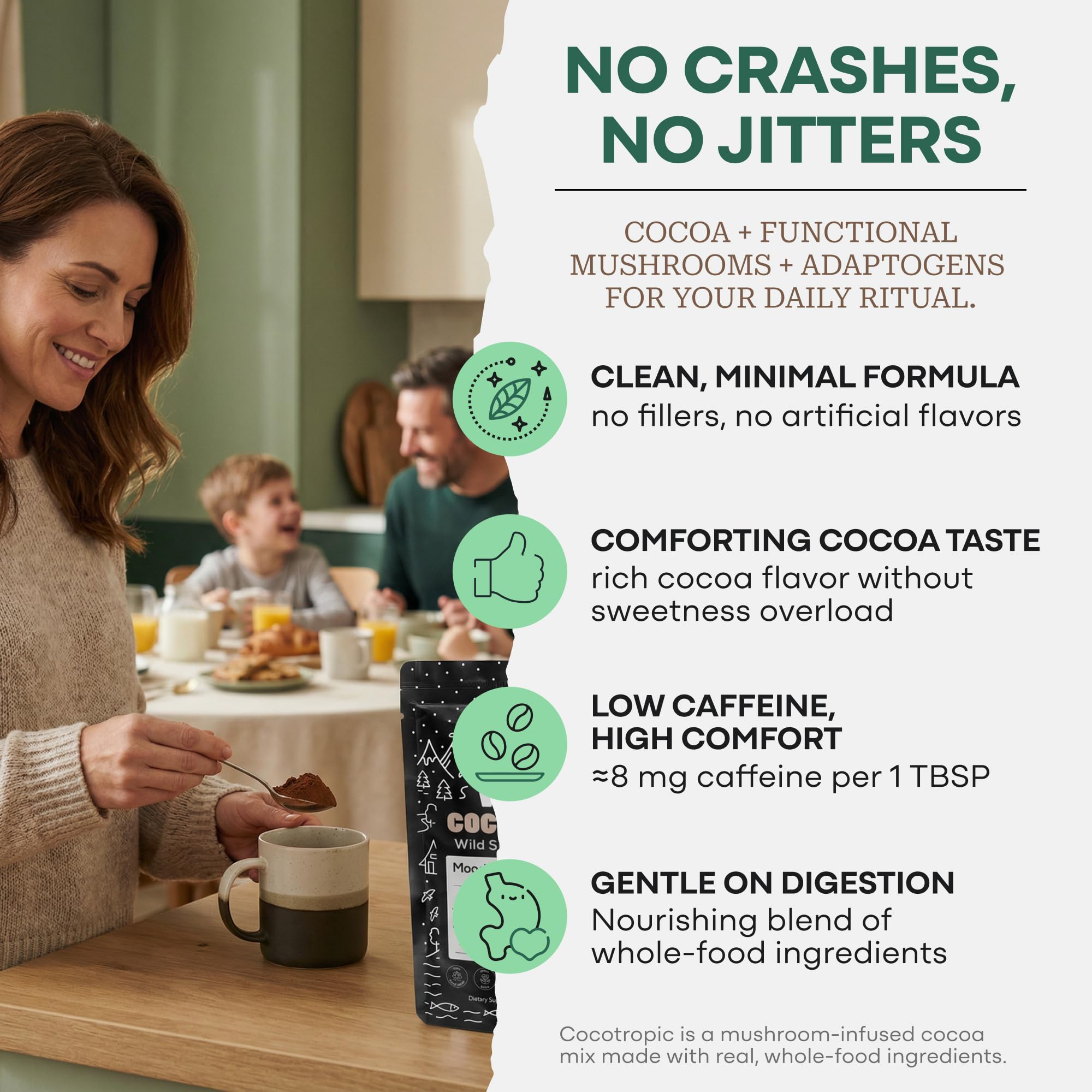 Wild Foods etiqueta y lista de ingredientes con certificación USDA