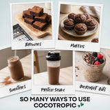 Wild Foods uso en repostería mostrando masa con sabor a cacao