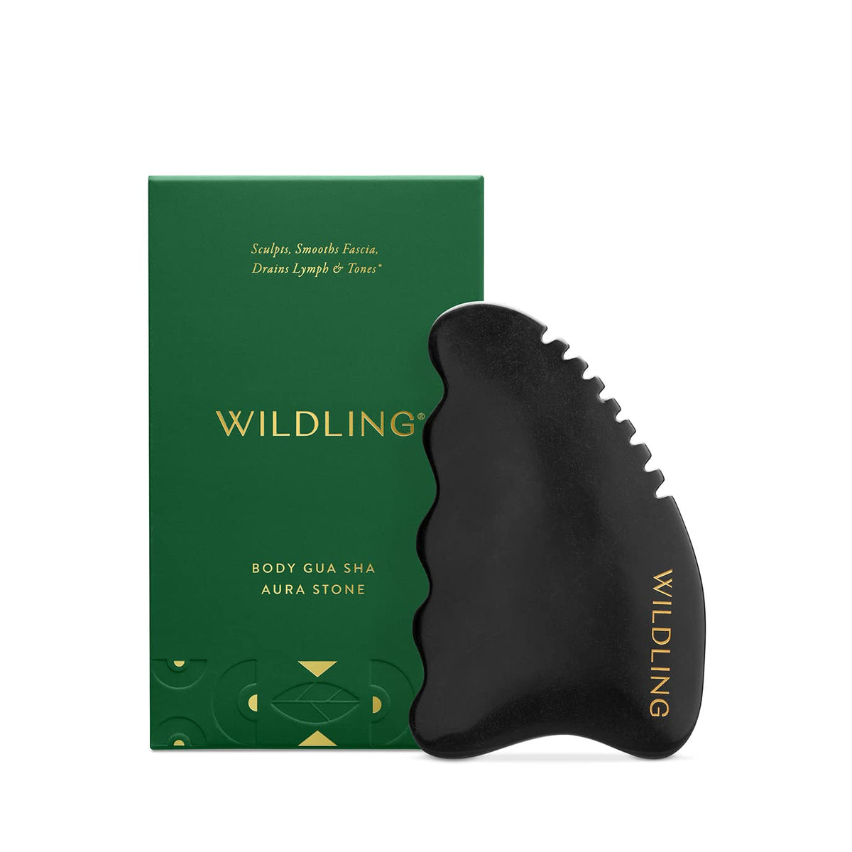 Wildling piedra Aura frontal mostrando forma ergonómica y control