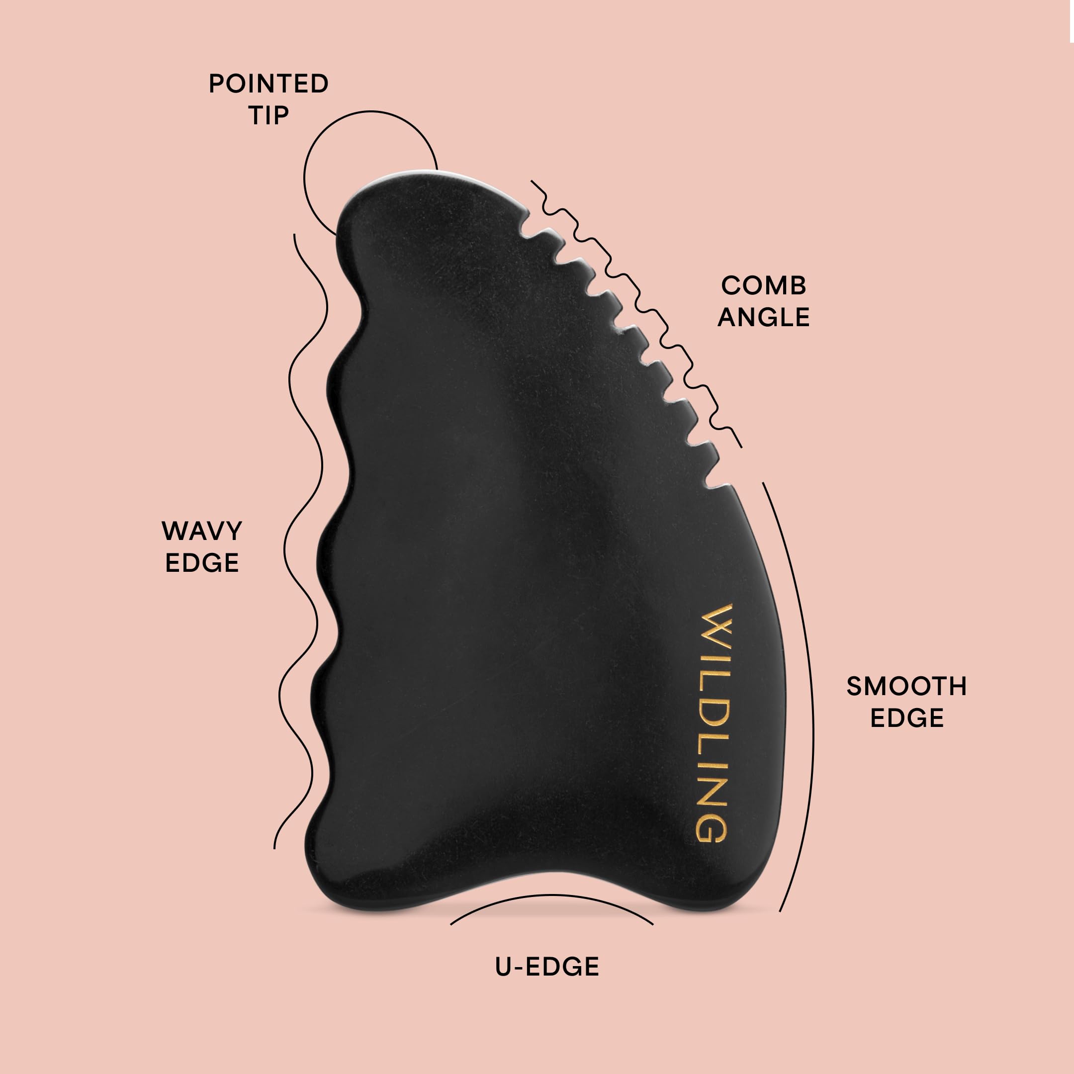 Wildling textura pulida de Bian Stone para deslizamiento suave