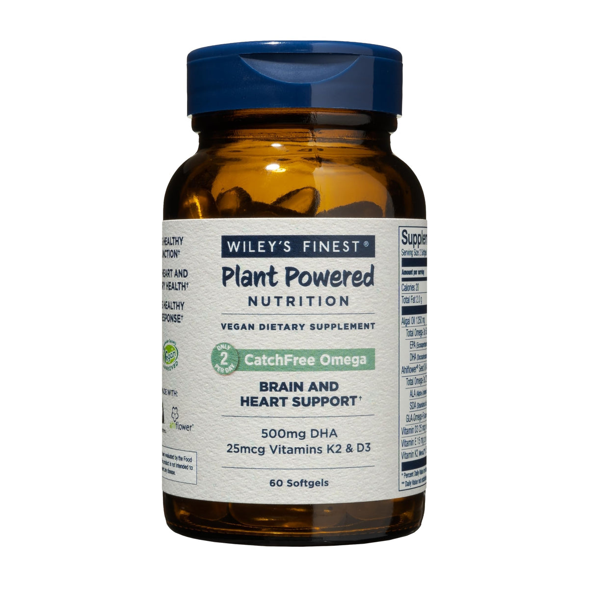Wiley's Finest frontal del envase mostrando el producto y beneficios claros