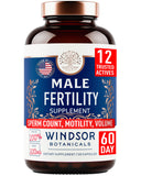 WINDSOR BOTANICALS envase frontal mostrando 120 cápsulas y beneficio de apoyo preconcepción