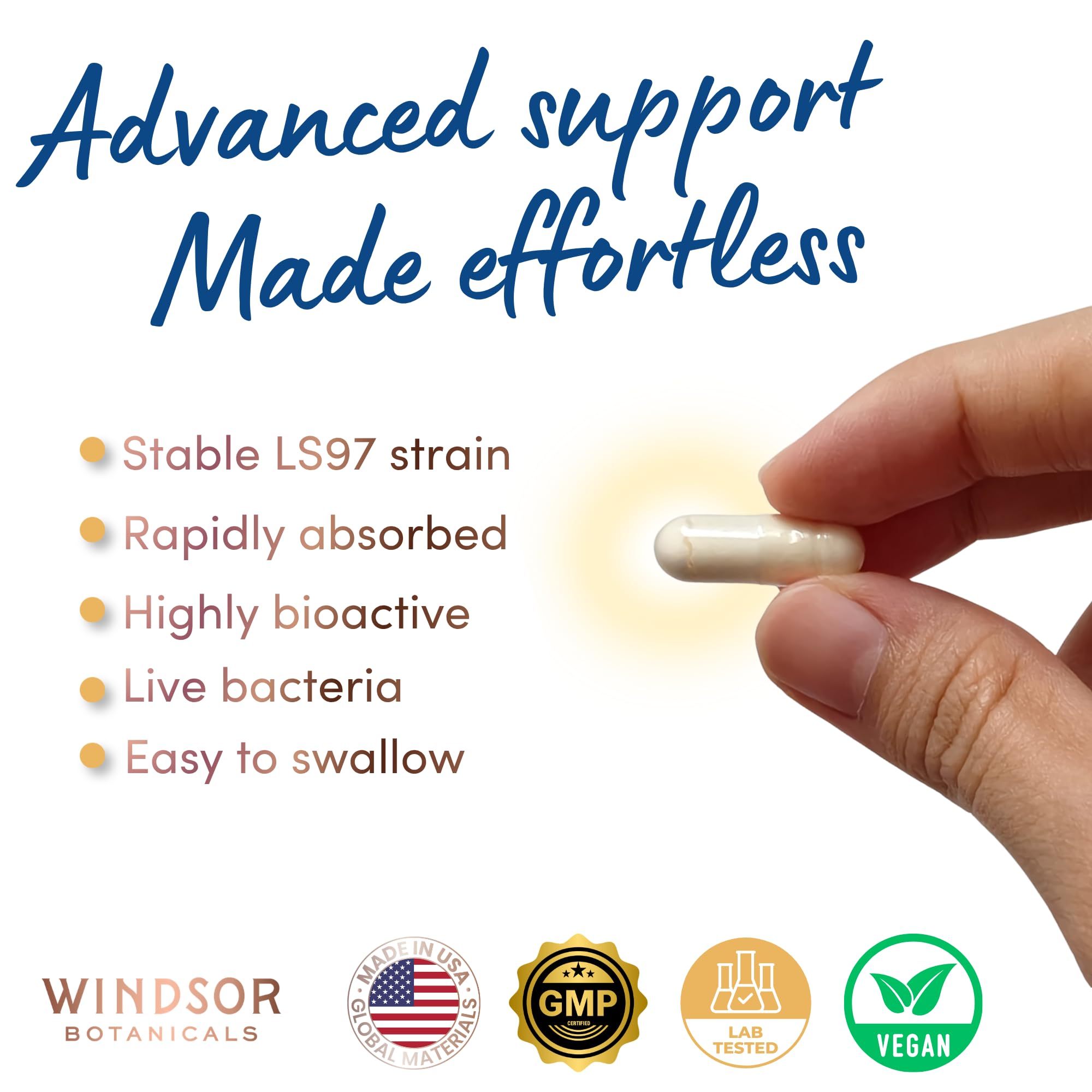 WINDSOR BOTANICALS producto junto a cepillo para rutina bucal