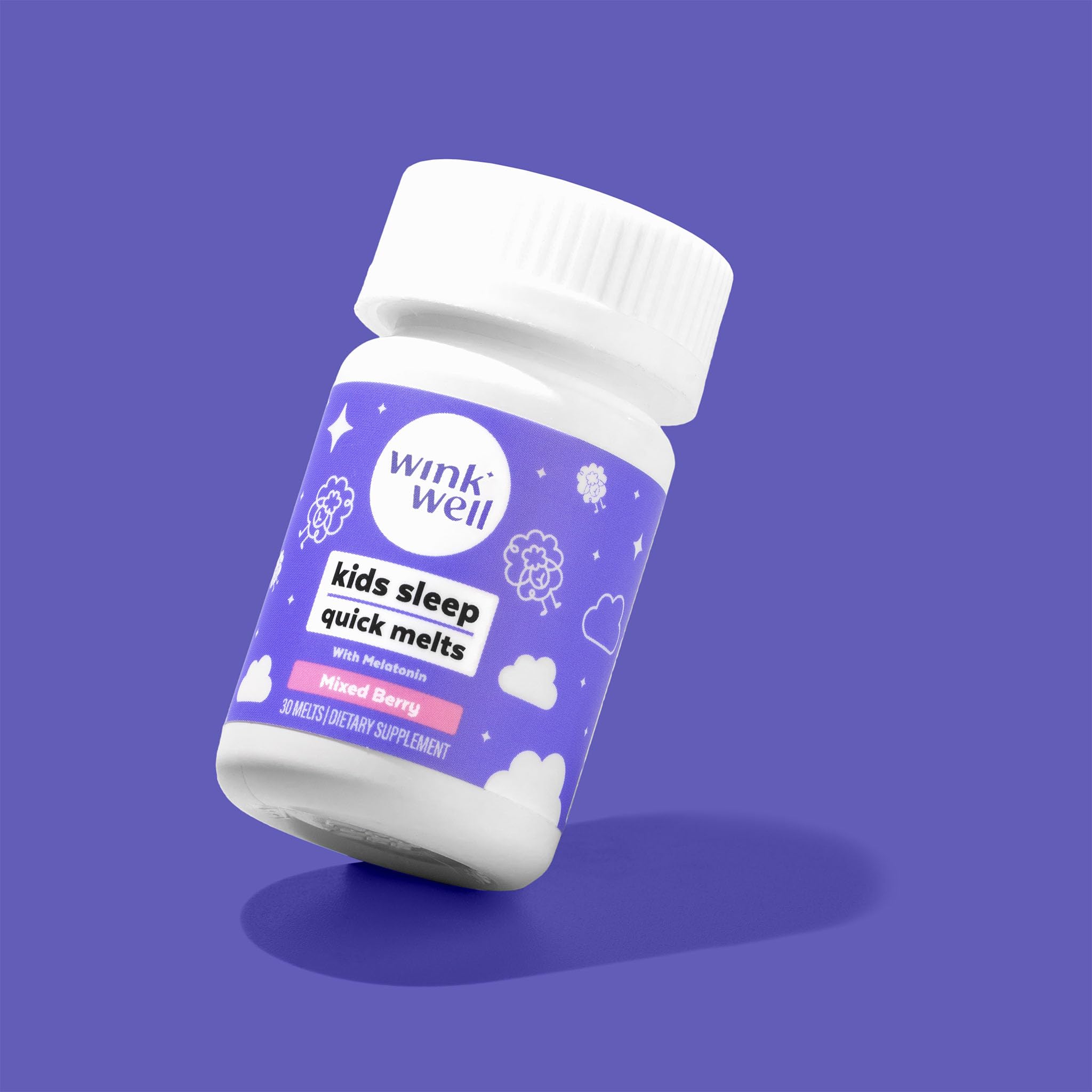 Wink Naturals comparación de tamaño para dosificación visual precisa