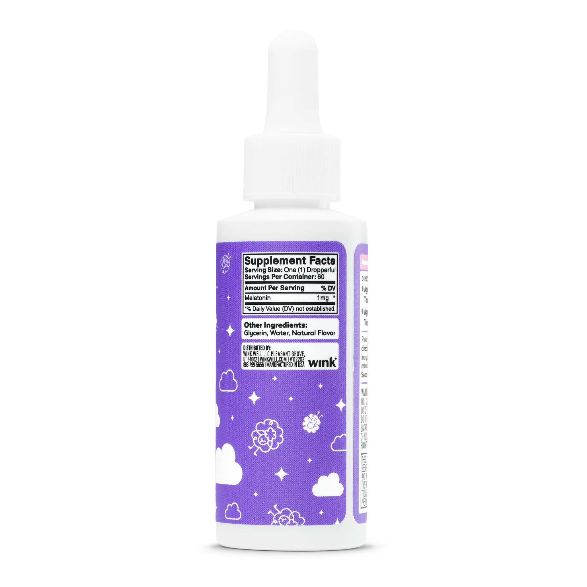 Wink Naturals gotero y textura de las gotas facilitando dosificar con precisión