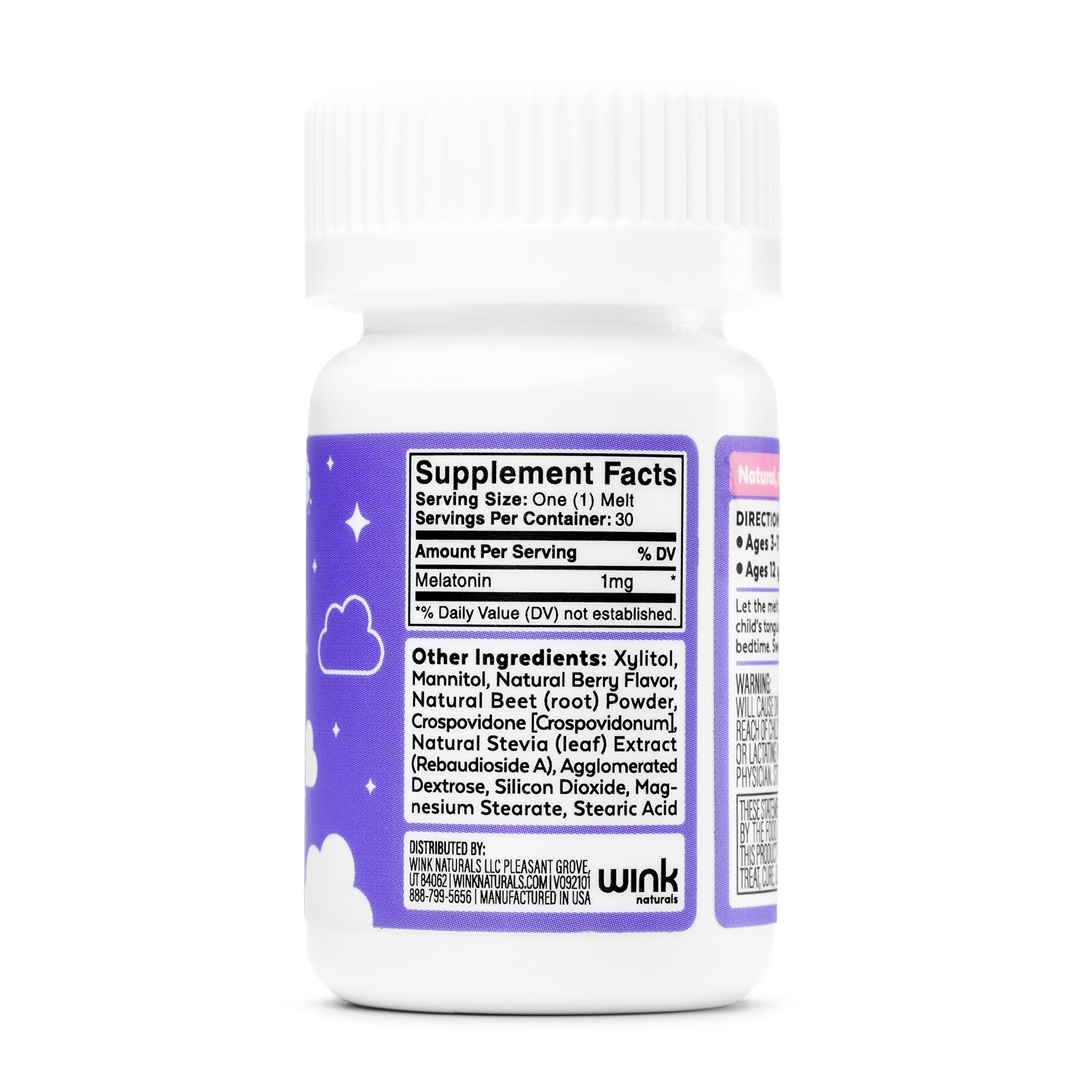 Wink Naturals tabletas en mano para una administración fácil y rápida