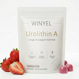 WINYEL frasco frontal mostrando 60 gominolas y claridad del envase, facilita compra segura