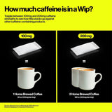 Comparación de tamaño del sobre Wip en mano para visualizar portabilidad