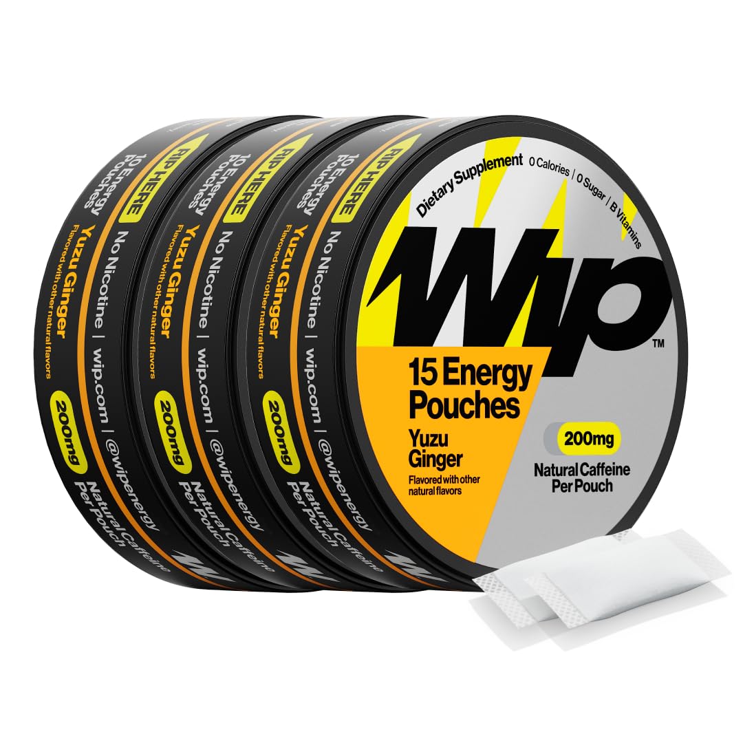 Wip empaque delantero Yuzu Ginger mostrando diseño y energía portátil