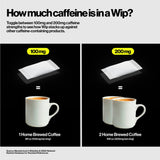 Wip lata abierta mostrando pouches listos para uso y almacenamiento ordenado
