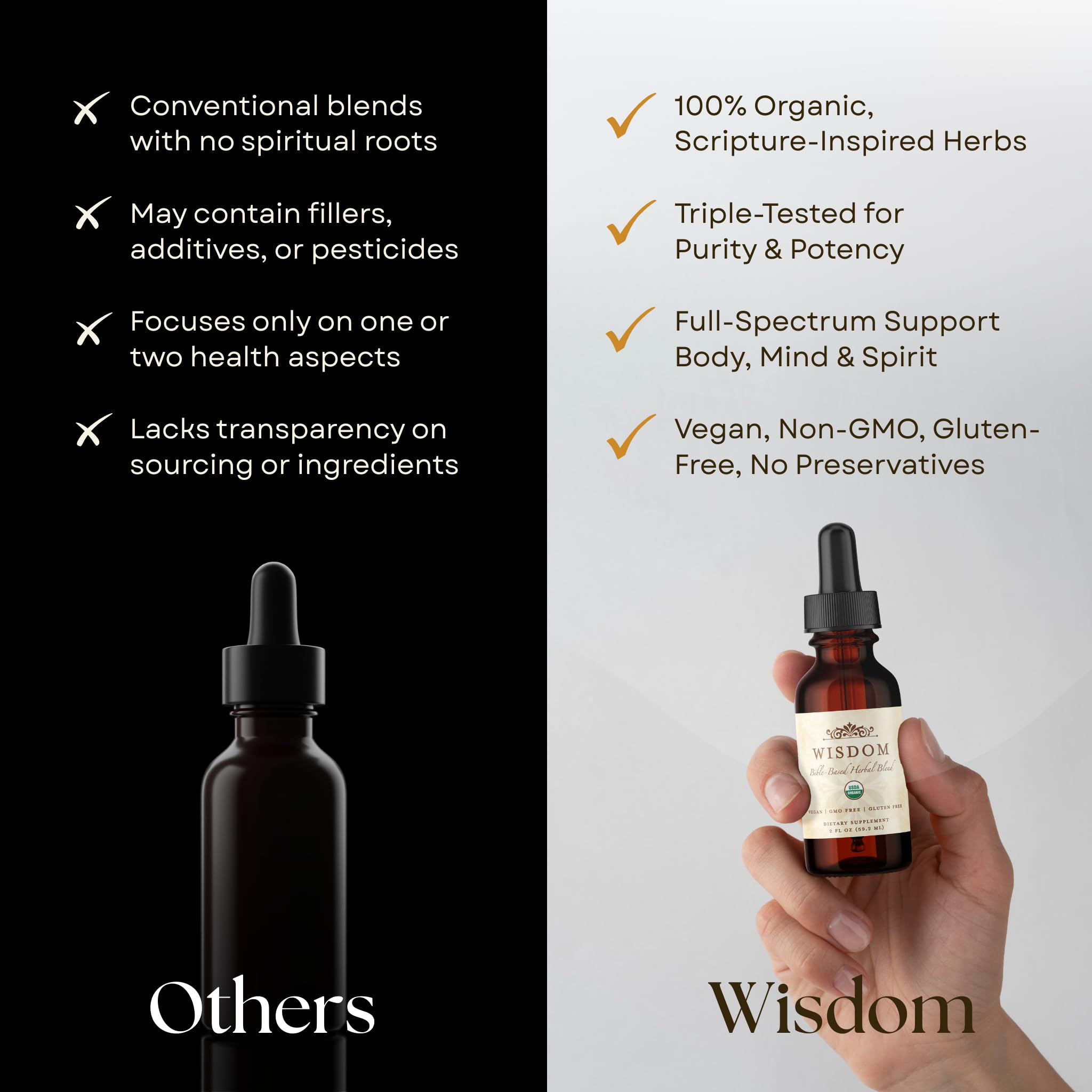 Wisdom Nutrition incienso y mirra en plantas ilustrando origen natural