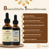 Wisdom Nutrition gotas en vaso para mezclar y facilidad de uso