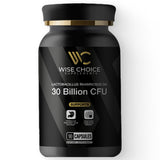 WISE CHOICE SUPPLEMENTS frasco frontal mostrando etiqueta clara y beneficios