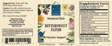 Wise Woman Herbals etiqueta con datos de pruebas y garantía de calidad