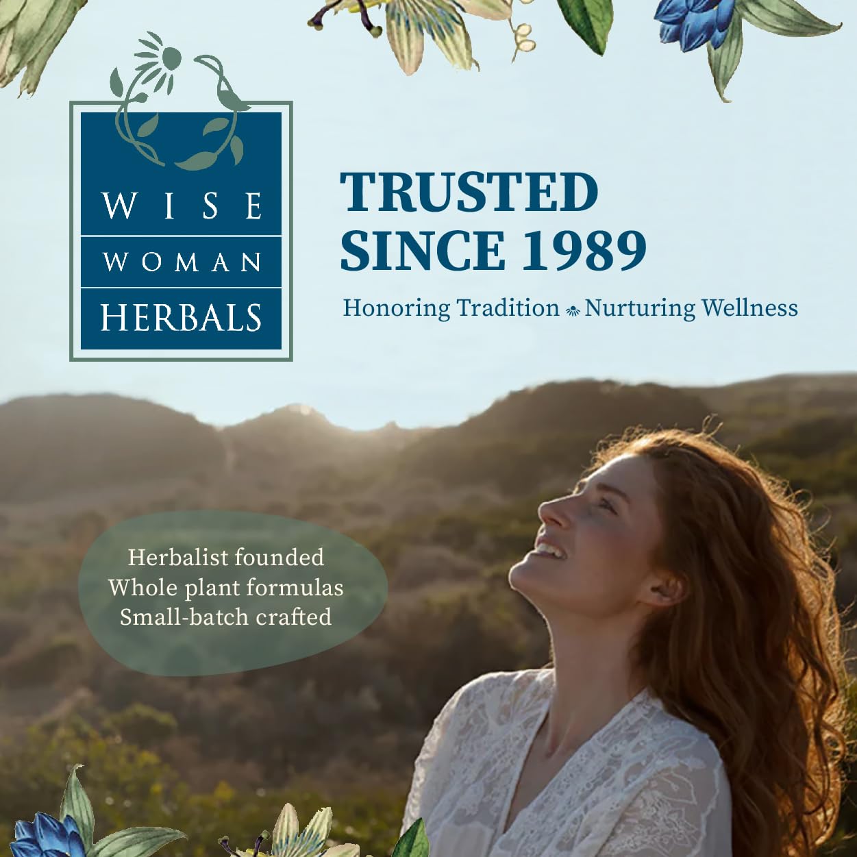Wise Woman Herbals equipo artesanal y botellas durante el proceso de extracción