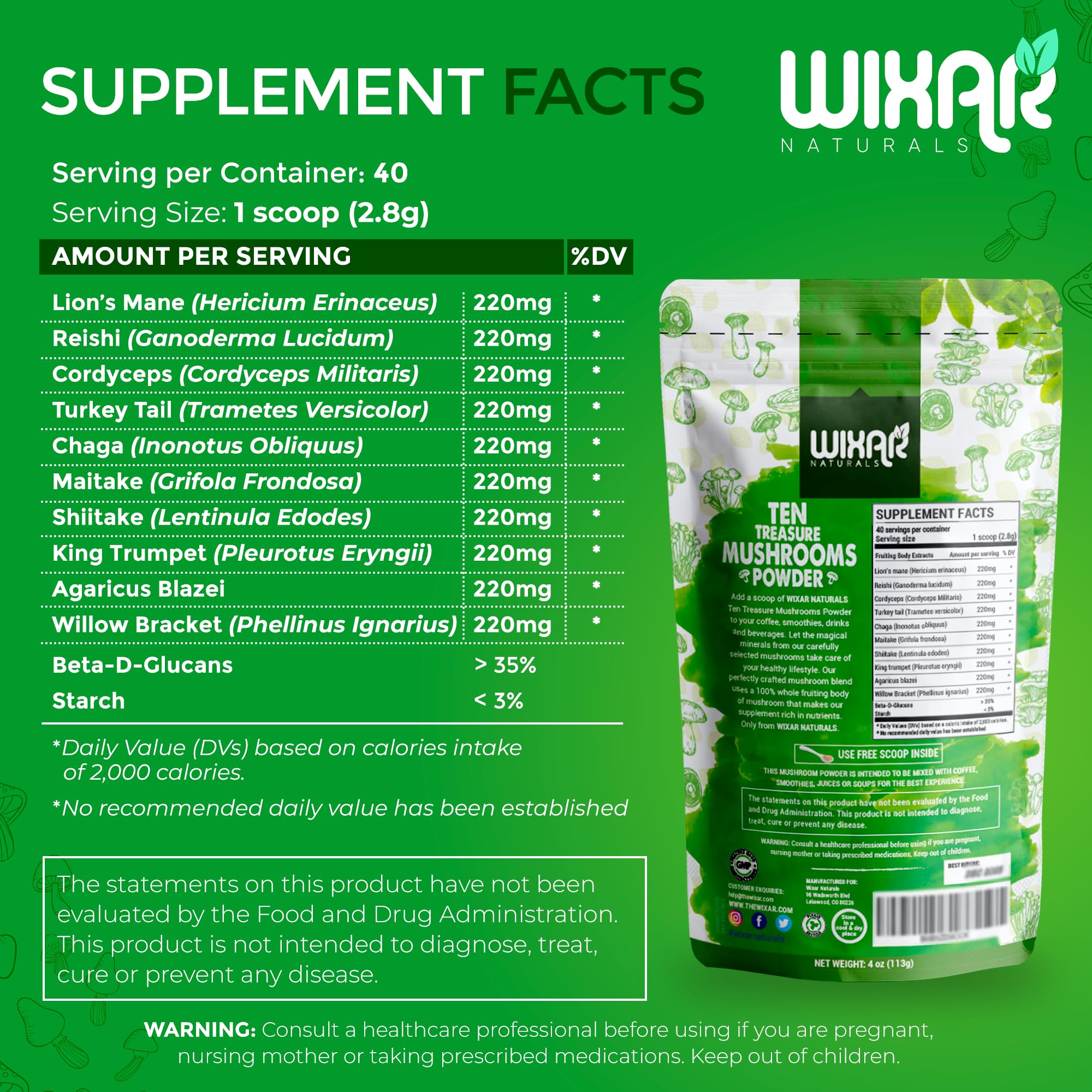 WIXAR NATURALS mezcla en un smoothie, aporta textura y sabor natural