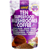 WIXAR NATURALS envase frontal del café de hongos mostrando tamaño y marca