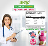 WIXAR NATURALS frasco junto a una regla para comparar tamaño y dosis