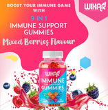 WIXAR NATURALS primer plano de una gomita destacando su color natural