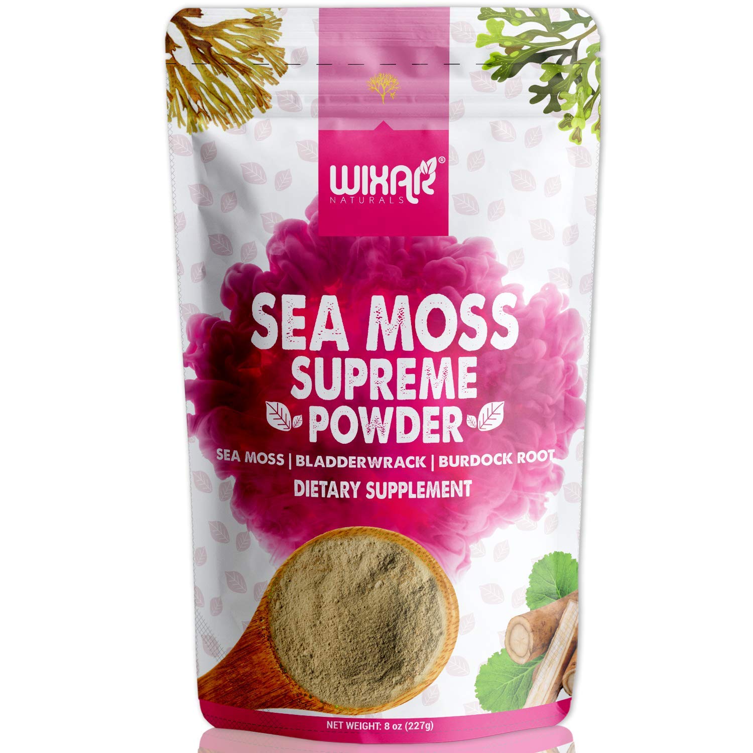 WIXAR NATURALS frente del envase mostrando la marca y beneficio mineral