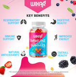WIXAR NATURALS gomitas en mano mostrando tamaño y facilidad de consumo