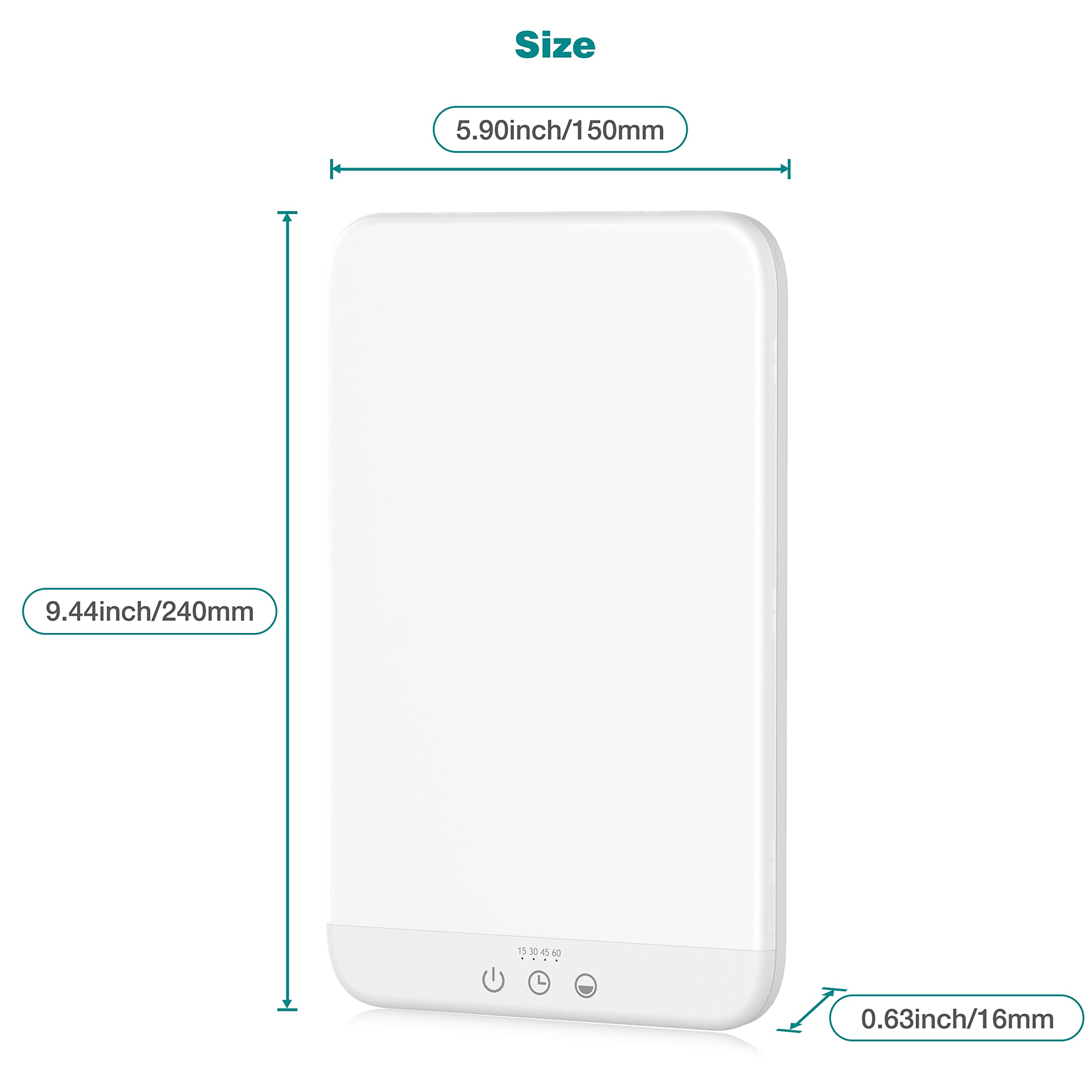 Wobrikosee control táctil y temporizador fácil de usar para sesiones programadas