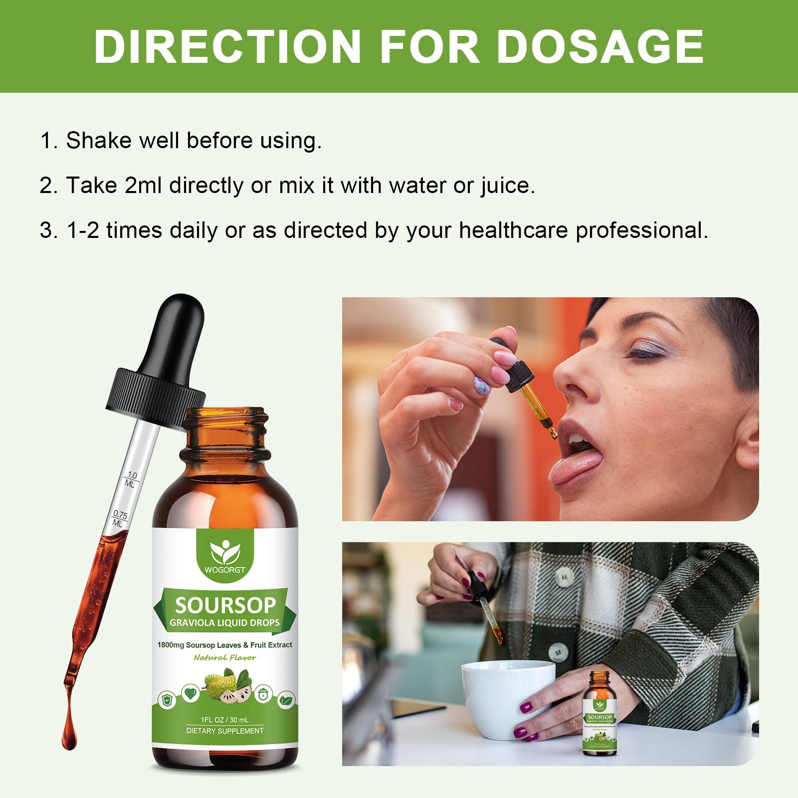 WOGORGT frasco sobre encimera en cocina mostrando uso cotidiano