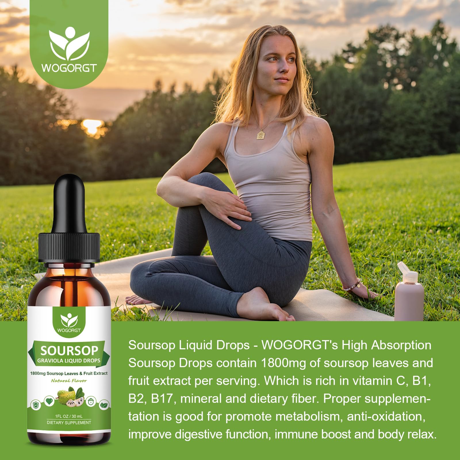 WOGORGT etiqueta legible con información de ingredientes y dosis