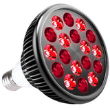 wolezek bombilla frontal con 18 LEDs mostrando diseño y compatibilidad E26