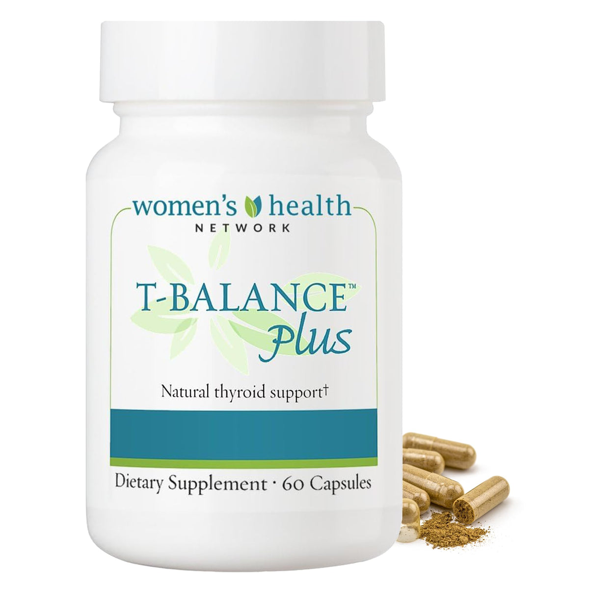 Women's Health Network frasco frontal mostrando 60 cápsulas y beneficios