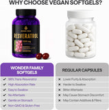 WONDER FAMILY cápsulas veganas en mano para tamaño y facilidad