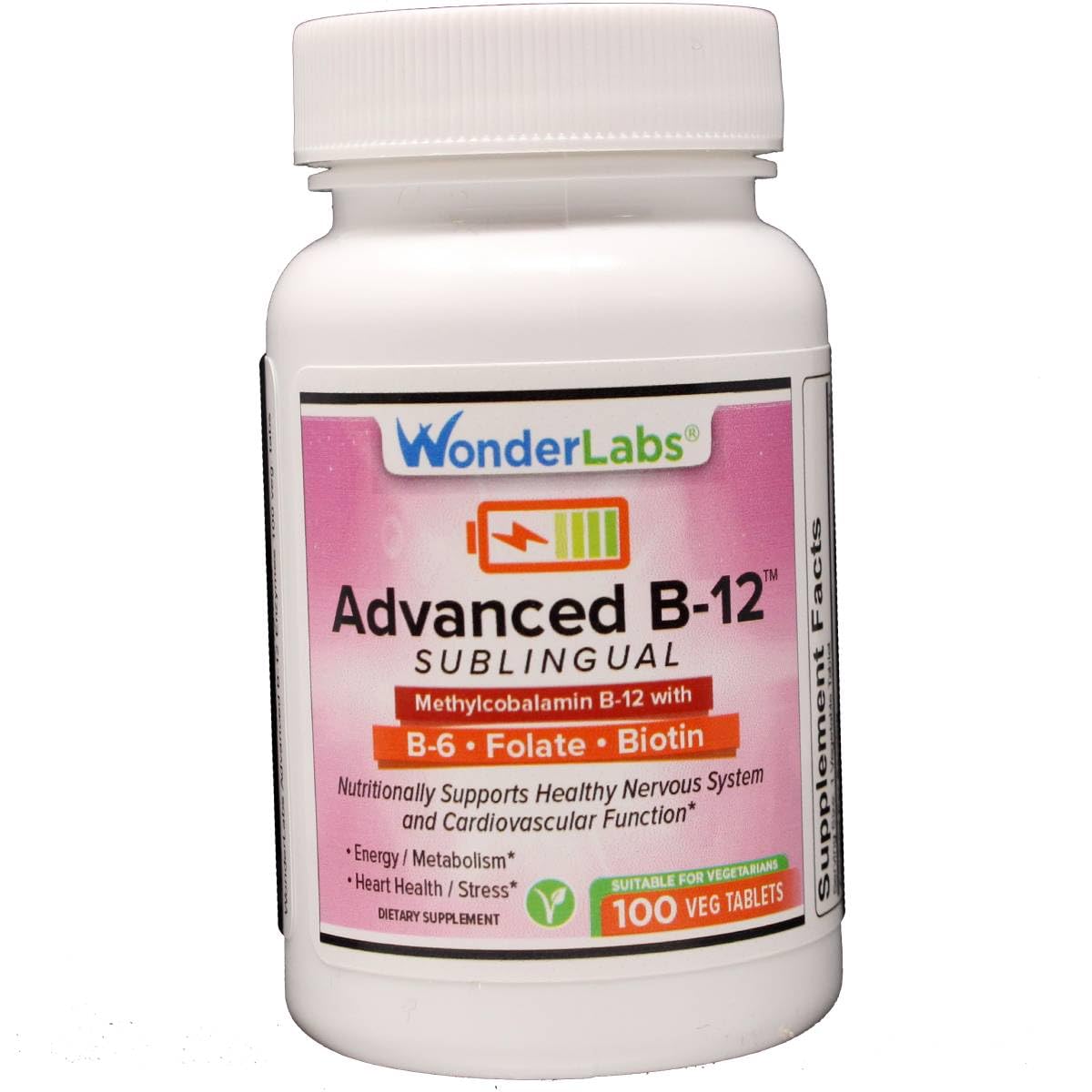 Wonder Laboratories detalle de la textura de la tableta sublingual