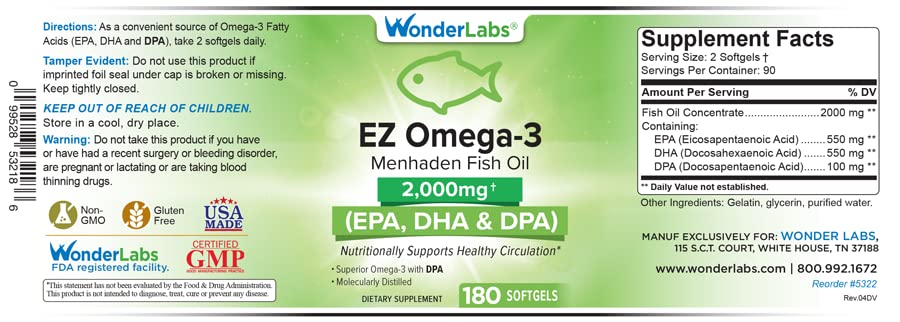 Wonder Laboratories primer plano de una cápsula blanda que muestra facilidad de ingestión