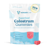 WONDERCOW frente del envase que muestra 90 gomitas y 1.000 mg por porción