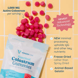 WONDERCOW gomitas distribuidas sobre fondo neutro, visual fácil de tomar
