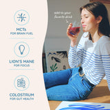 WONDERCOW cremor añadido a un smoothie para mayor cremosidad