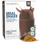 WonderSlim empaque frontal Dark Cocoa Cream mostrando la marca y beneficio de saciedad