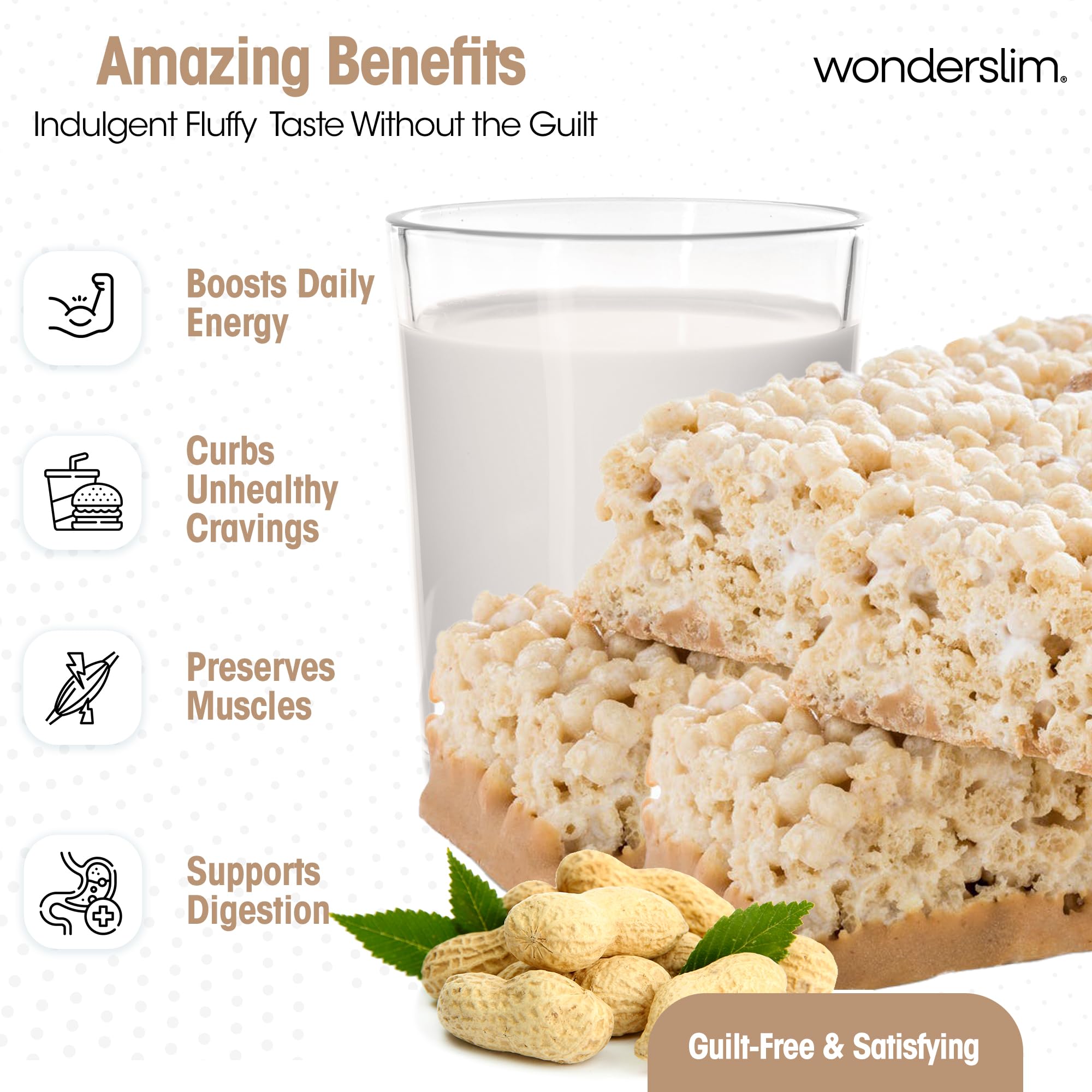Wonderslim corte de barra mostrando textura esponjosa y relleno cremoso