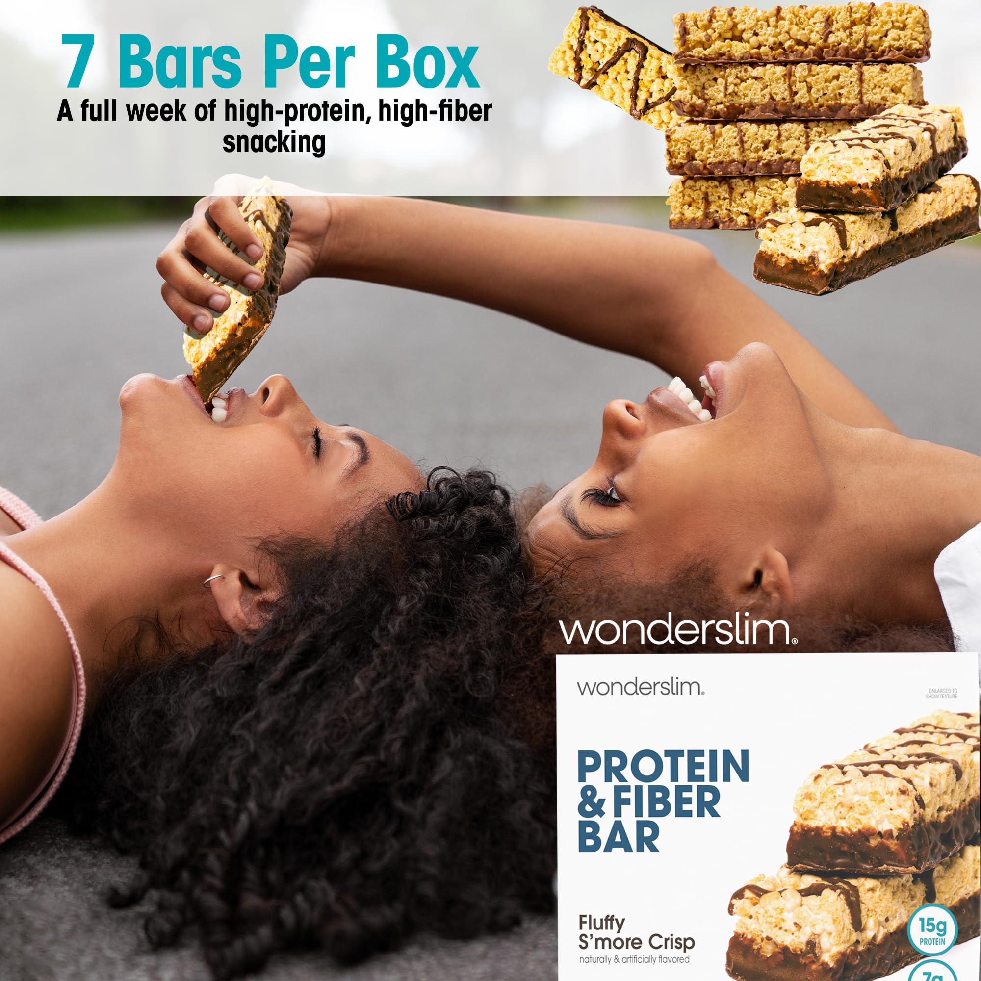 Wonderslim ingredientes principales resaltando proteína y fibra