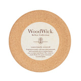 WoodWick(ウッドウィック) comparación de tamaño 6 oz junto a objetos, escala clara para el usuario