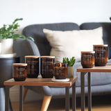 WoodWick(ウッドウィック) tapa de corcho y etiqueta, diseño reciclado y responsable