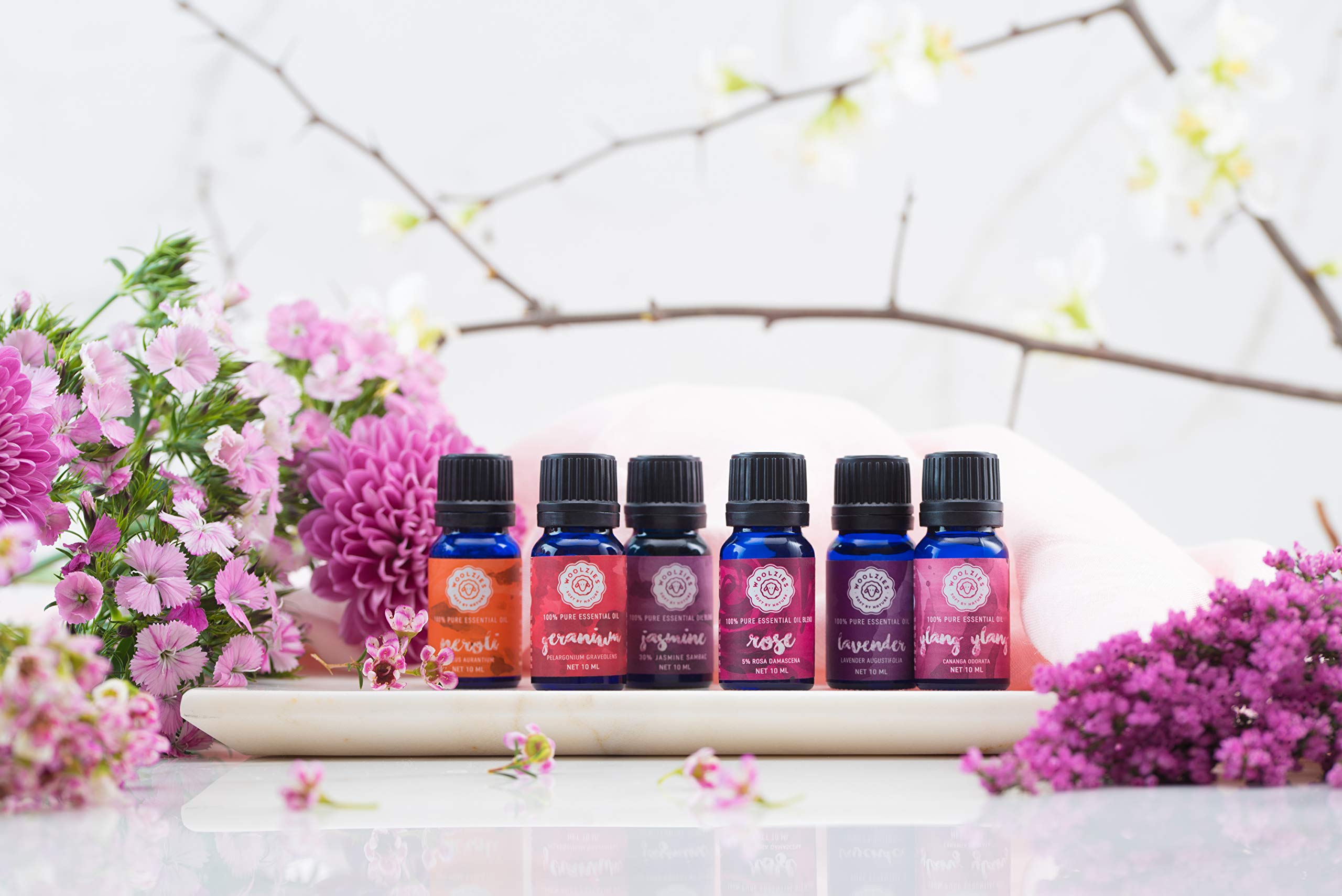 Woolzies etiqueta con nombre del producto y lectura clara