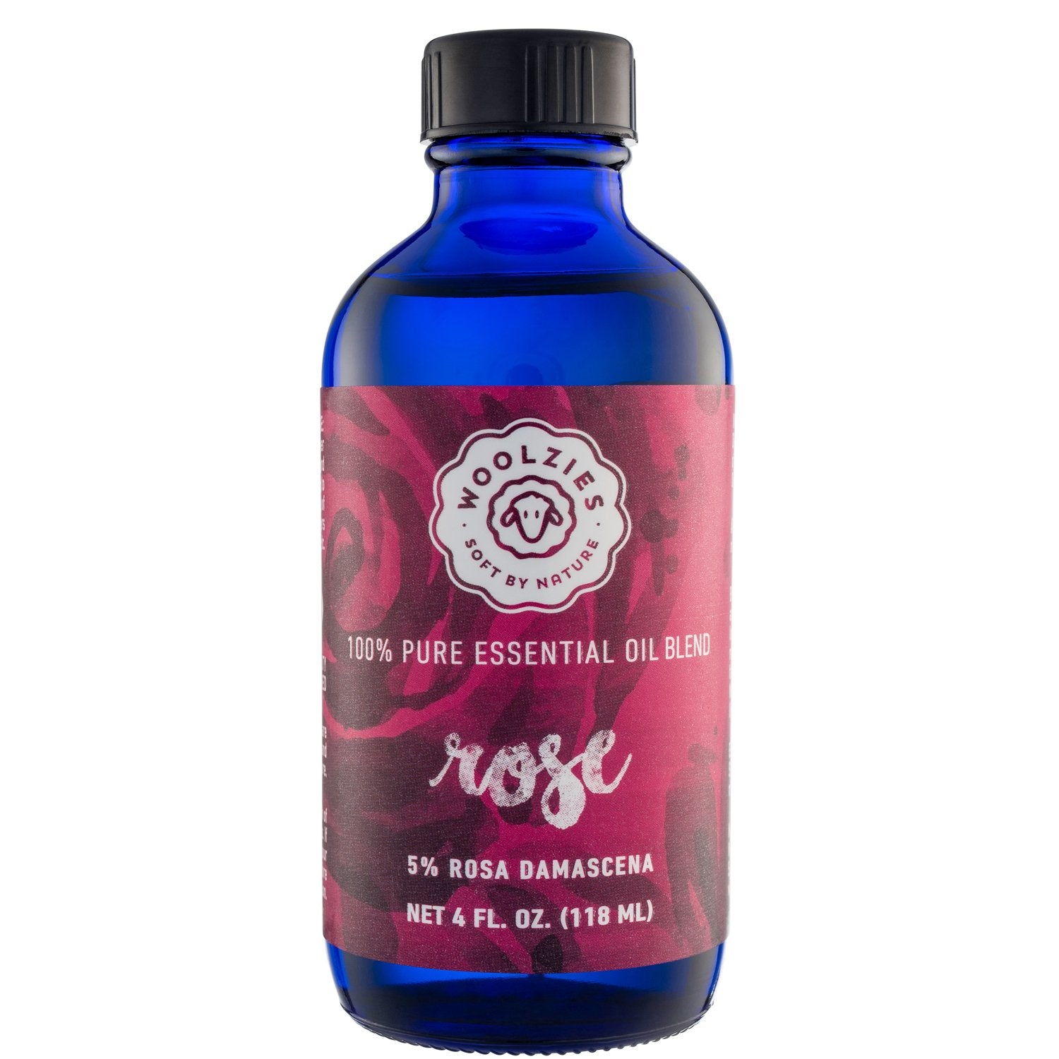 Woolzies botella frente mostrando aroma floral y uso en hogar