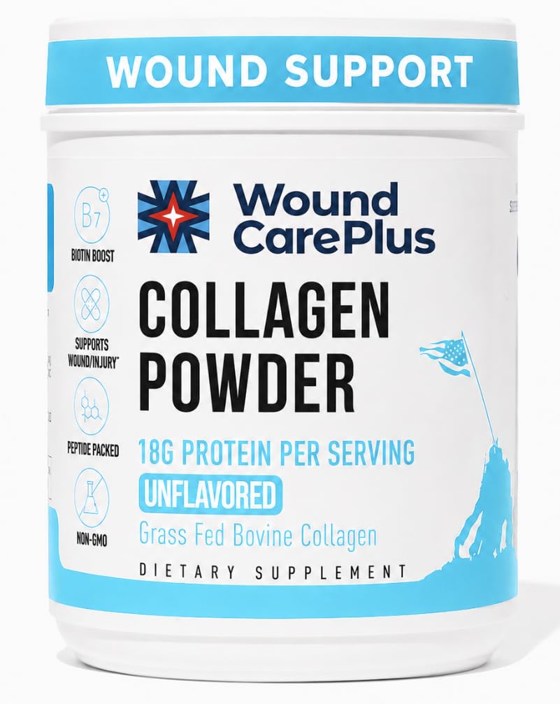 WOUND CAREPLUS envase frontal mostrando marca y uso