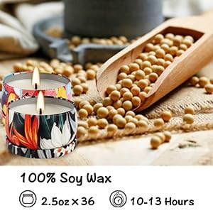 WPONSZU arreglo de velas como regalo decorativo para fiestas
