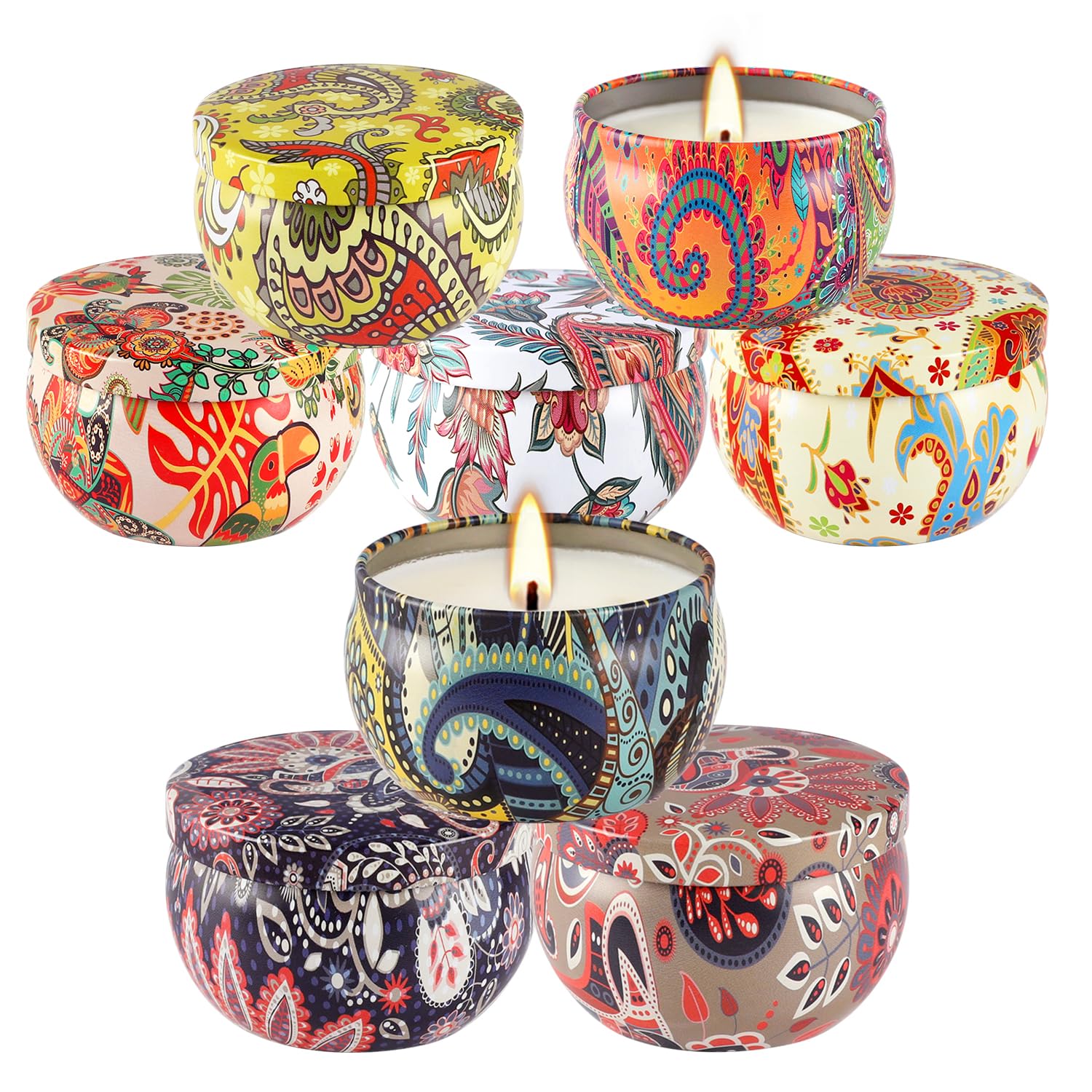 WREXCS velas en grupo creando ambiente coordinado y atractivo decorativo