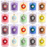 WREXCS vista frontal del empaque mostrando 20 velas y variedad de colores