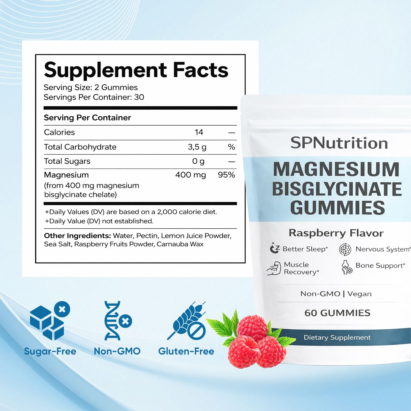 WXDOAU etiqueta nutricional en primer plano detallando ingredientes y transparencia
