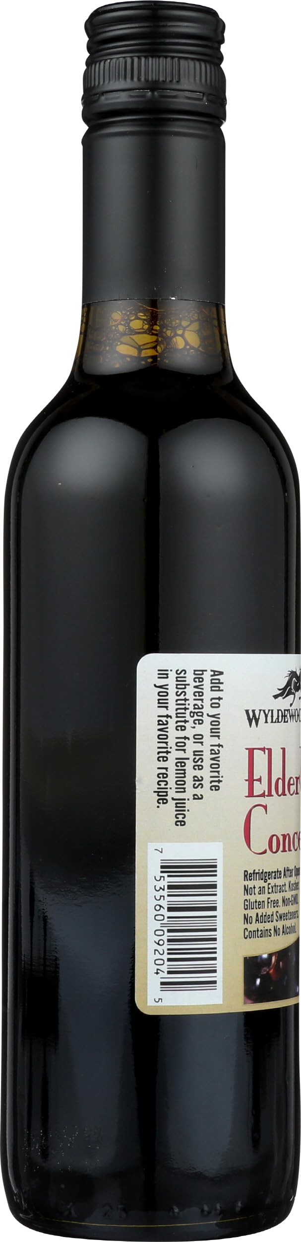 Wyldewood Cellars frasco junto a una cuchara para comparar tamaño y rinde
